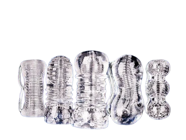 Baby Love Clear Real Feel Silicone Vaginal Masturbator