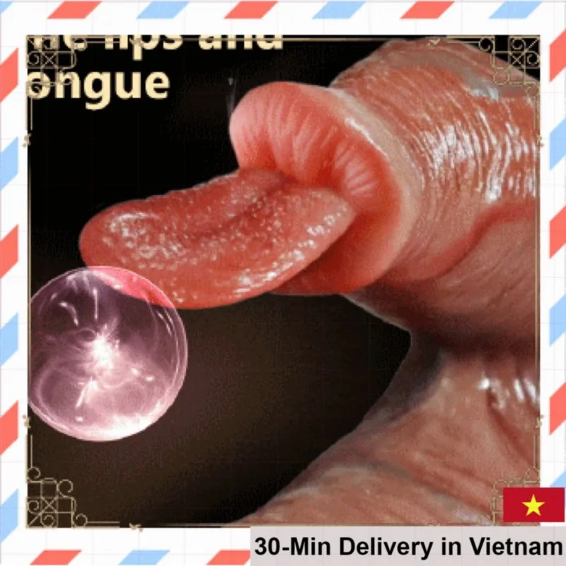 Baile 4in1 Realistic Soft Silicone Vibrating Thrusting Licking Toy