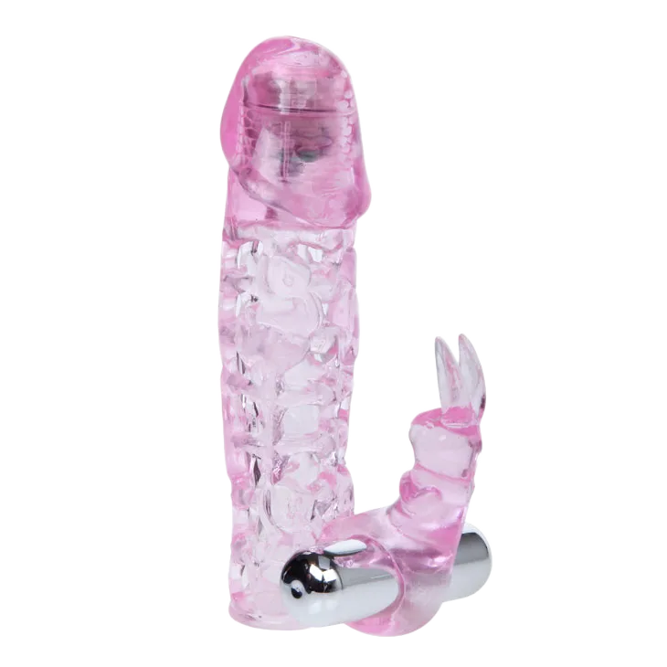 Baile Big Man 2-Headed Vibrating Mesh Penis Condom