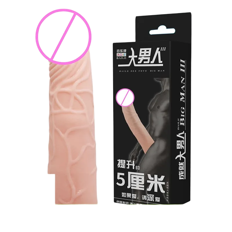 Baile Big Man 6cm Silicone Penis Enlarger Sleeve