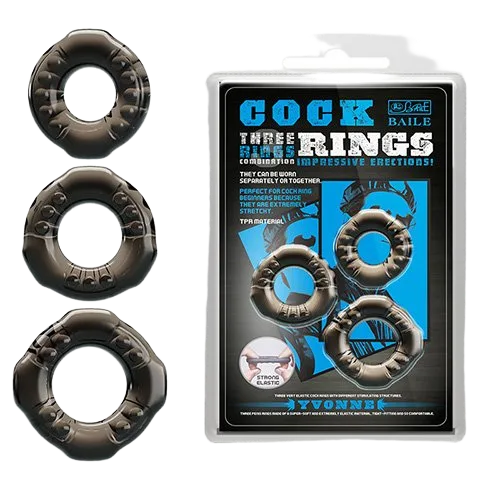 Baile Cock Rings Set Delay Ejaculation Male Sex Toys