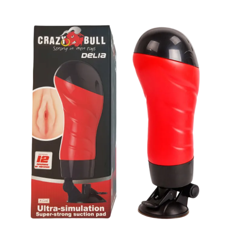 Baile Crazy Bull Red Delia Multi-Function Vibrating Masturbator