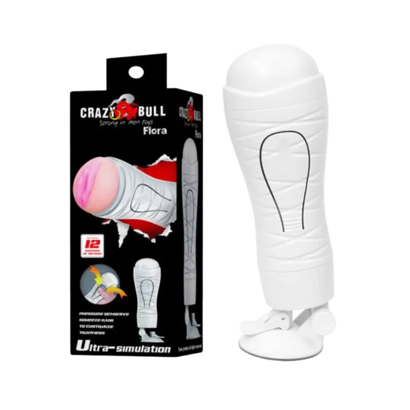 Baile Crazy Bull White Flora Multi-Function Masturbator