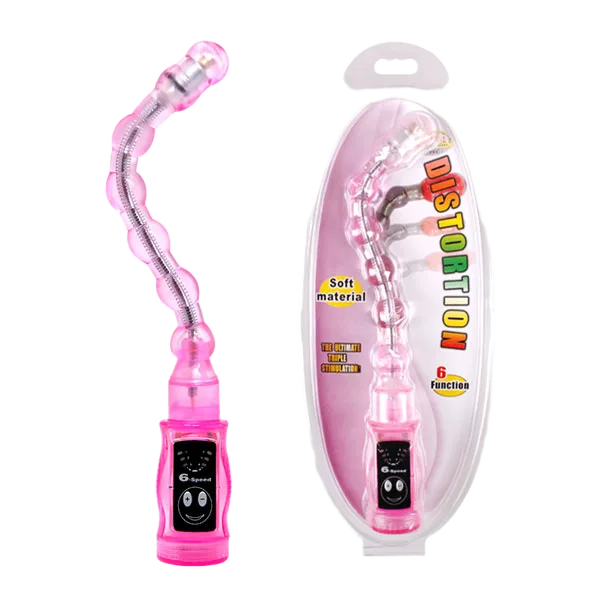 Baile Distortion 6-Mode Anal Vibrator Powerful Gentle Squeeze Toy