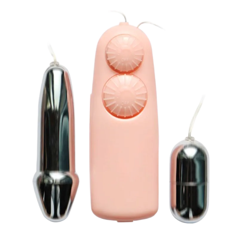 Baile Double Bullets Inox Love Eggs Couples Toy