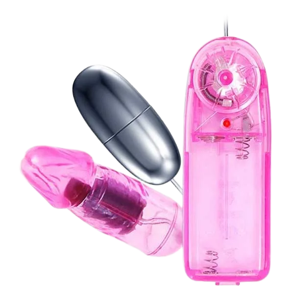 Baile Double-Ended Stainless Steel Love Egg Vibrator