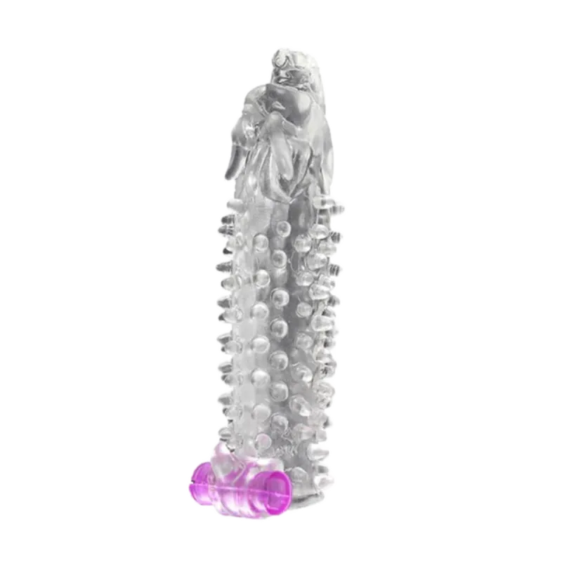 Baile Dragon Vibrating Penis Sleeve With G-Spot Texture
