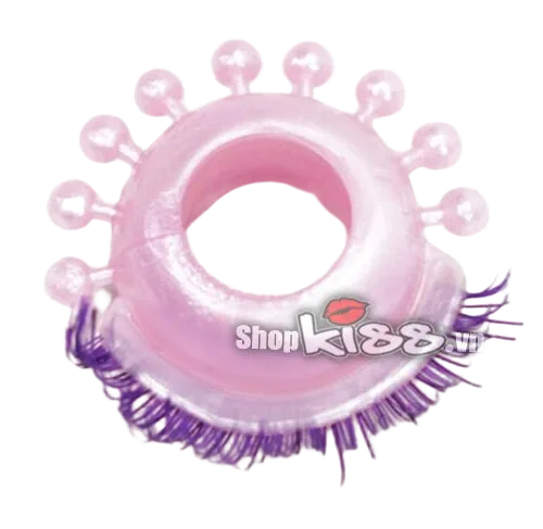 Baile Eyelash Silicone Ring Male Vibrating Enhancer