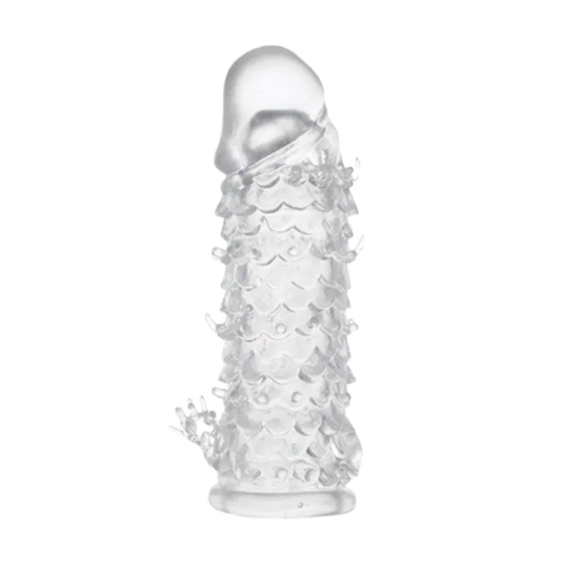 Baile Fish Scale Textured Penis Enhancer Condom
