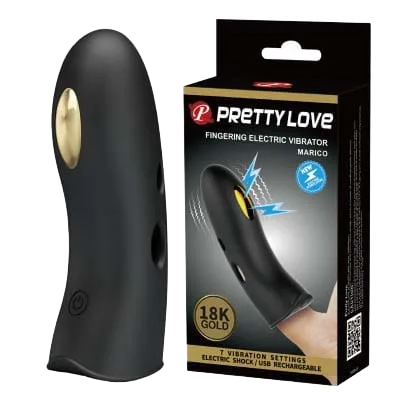 Baile Gold 18k Electric Finger Vibrator Luxury