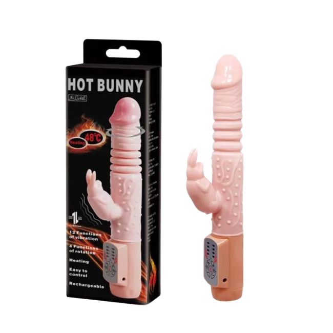 Baile Hot Bunny Multi-Function Vibrating Heated Female Toy
