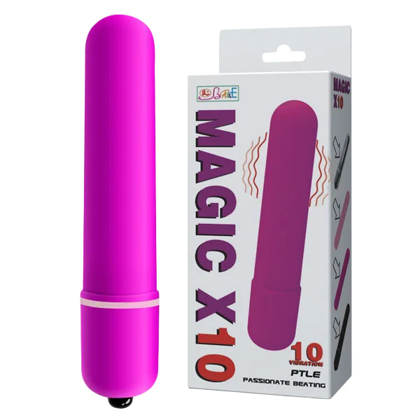Baile Magic X10 Vibrator 10 Modes AAA Battery Discreet Design