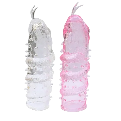 Baile Mang Xa Textured Penis Sleeve Size Enhancer