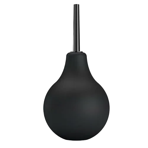 Baile Mr Play Anal Douche Black 224ml Waterproof Silicone Enema Toy