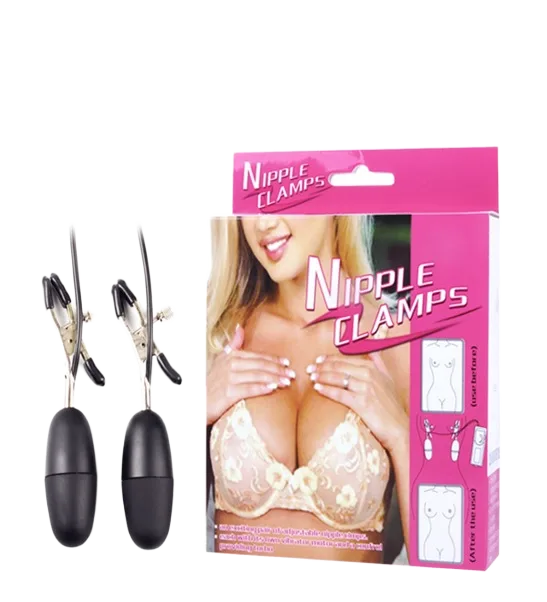Baile Nipple Clamp Twin Vibrating Erotic Stimulator
