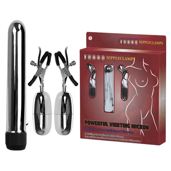Baile Premium G-Spot Vibrator with Nipple Clamps