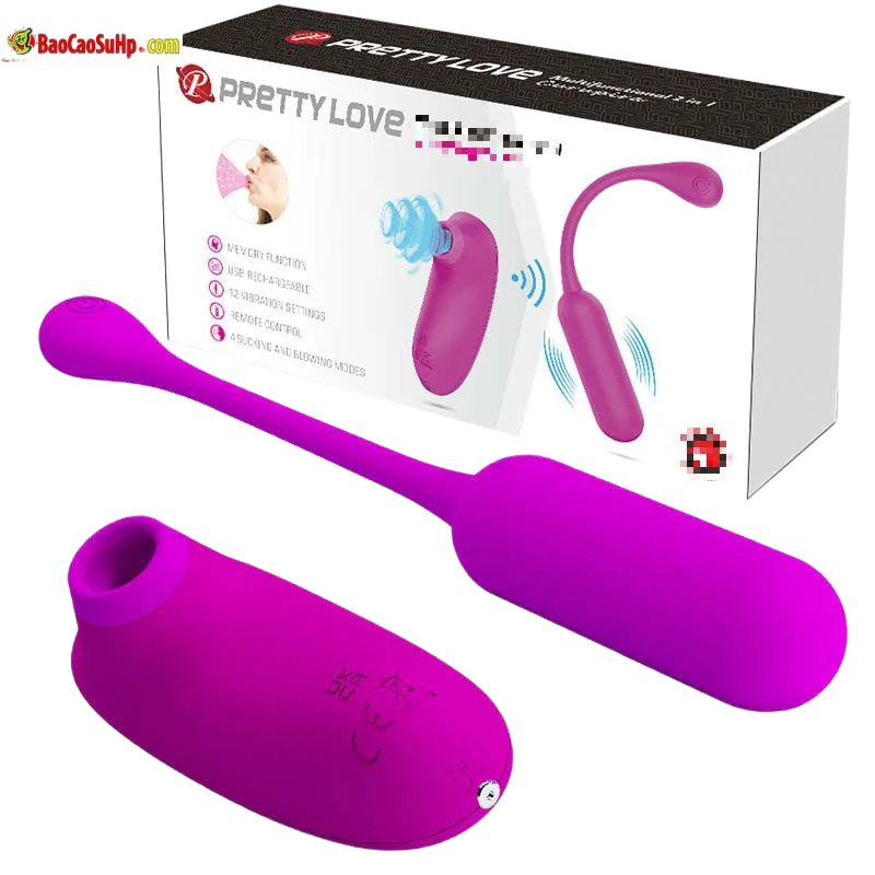 Baile Prettylove Curupira Remote Control Double Vibrating Eggs