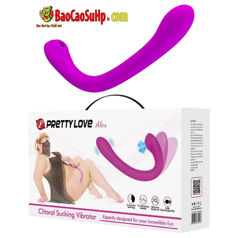 Baile Prettylove Patilla Alex Multi-Function Massager Curved Design