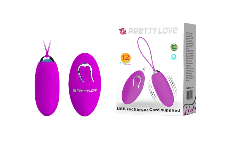 Baile Remote Control Rechargeable Love Egg Vibrator