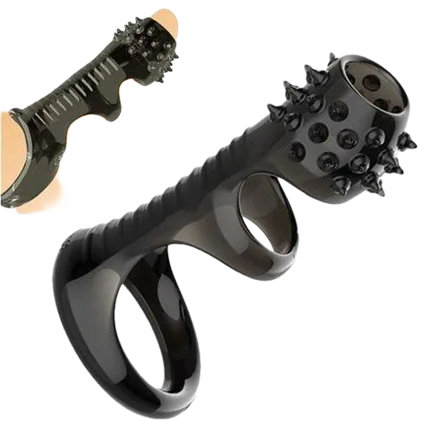 Baile spiked delay cock sleeve help prevent premature ejaculation increase pleasure