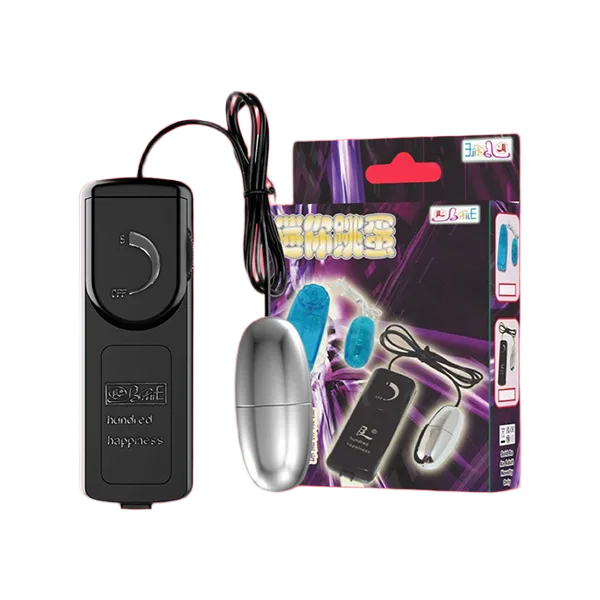 Baile Stainless Steel Single-Ended Vibrating Love Egg 5.8cm