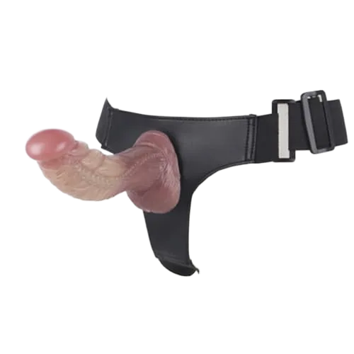 Baile Strap-On Double Silicon Medical Grade For Men Women Comfortable Play