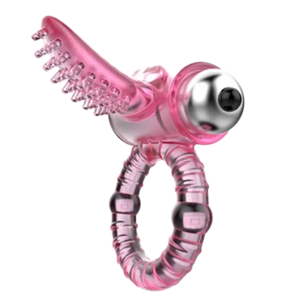 Baile Sweet Waterproof Soft Silicone Vibrating Ring