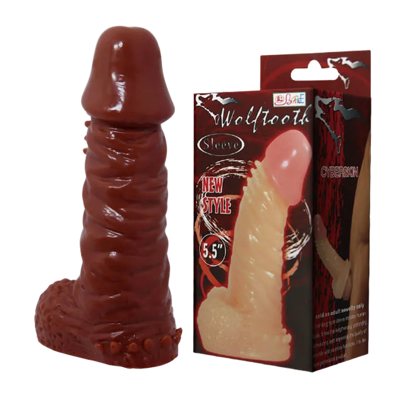 Baile Wolftooth Sleeve Soft Egg Vibration Condom