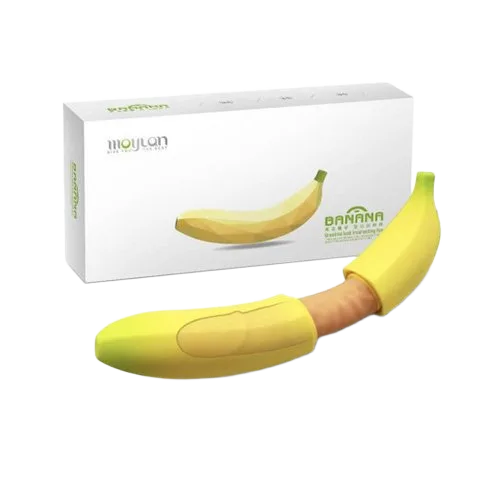 Banana-Shaped Discreet Female Silicone Vibrator Toy