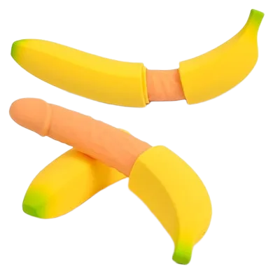 Banana Silicone Super Vibe Discreet Female Toy