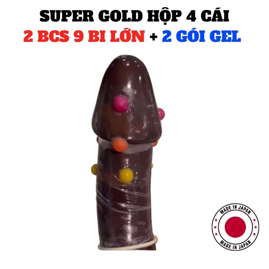 Super Gold Textured Condoms Pack of 2 with Lubricant Gel — photo 4