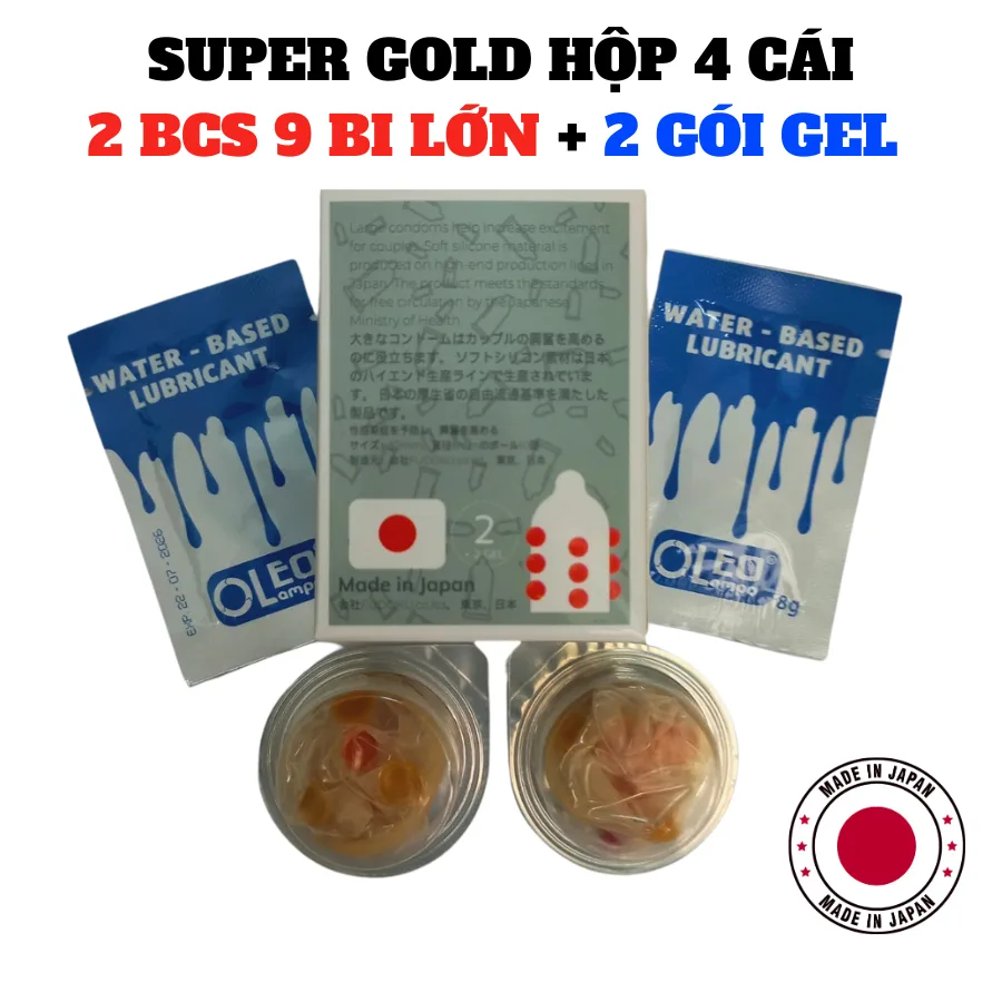 Super Gold Textured Condoms Pack of 2 with Lubricant Gel — photo 5