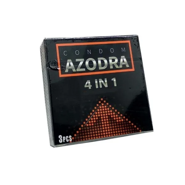 Azodra 4-in-1 Ribbed Delay Condom Enhance Pleasure Malaysia — photo 3