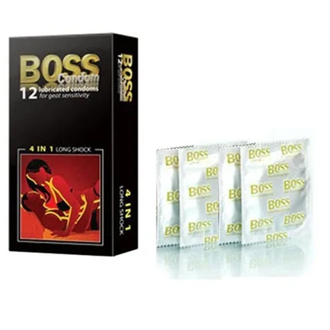 BOSS 4 in 1 Longshock Premium Latex Performance Condoms — photo 3