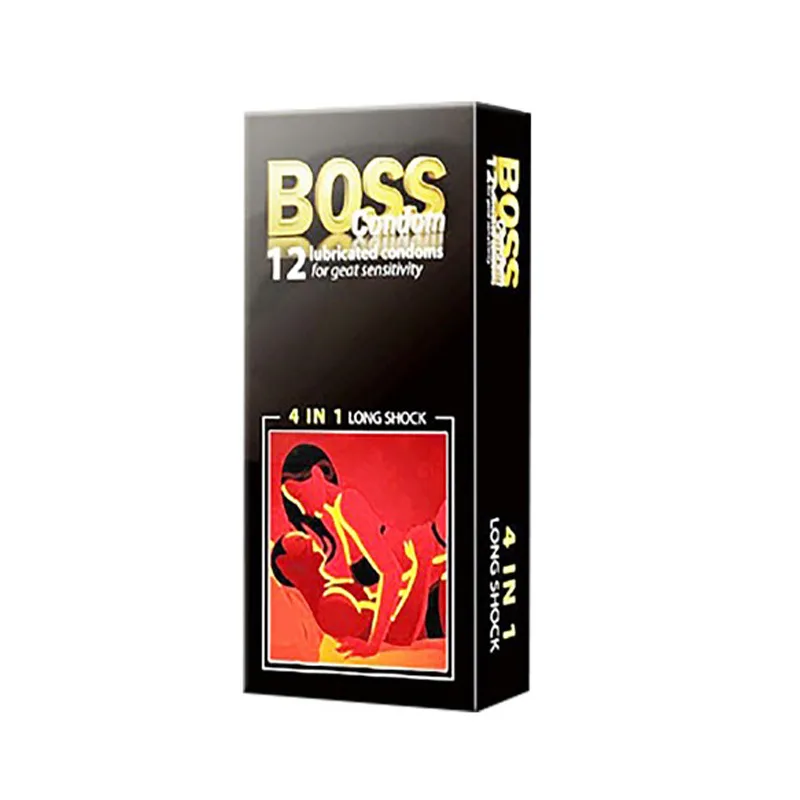 BOSS 4 in 1 Longshock Premium Latex Performance Condoms — photo 6