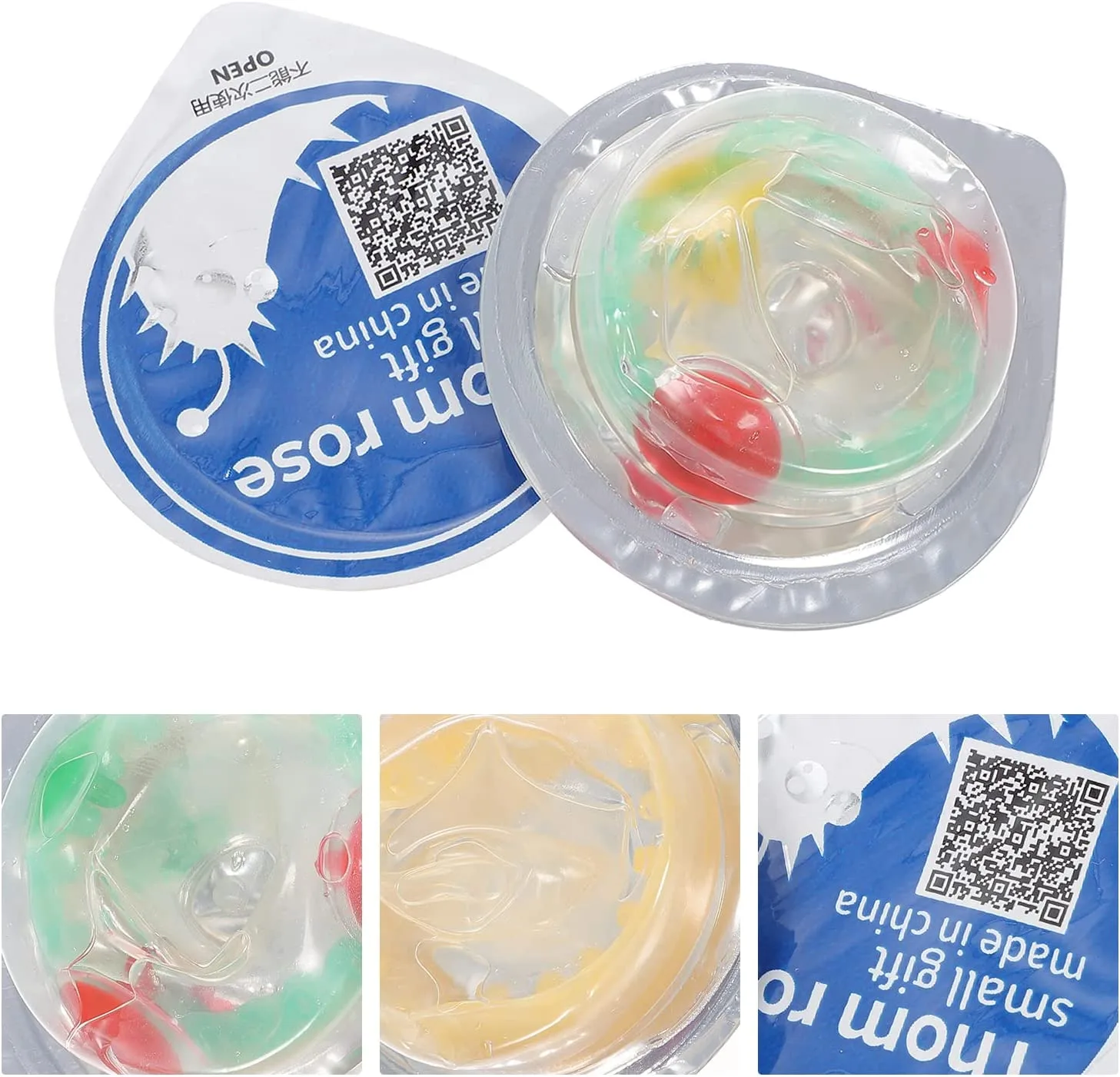 Chom Chom thorny condom New Gold soft safe — photo 5