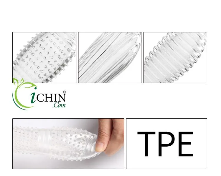 Vibrating Crystal Ribbed Condom Soft Comfortable Latex — photo 3