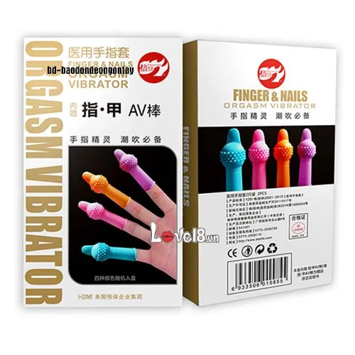 Silicone Finger Condom with Nubs for Enhanced Passion — photo 3