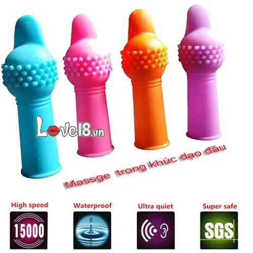 Silicone Finger Condom with Nubs for Enhanced Passion — photo 5