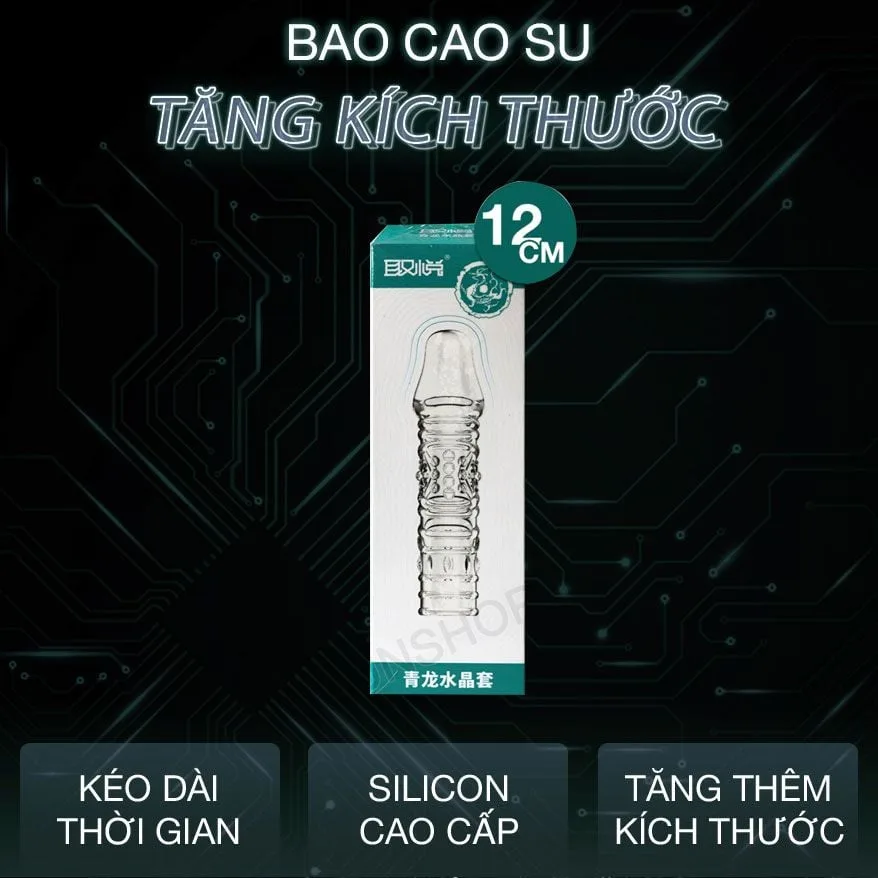 Aichao Blue Veined Enlarging Condom Soft Fit — photo 4