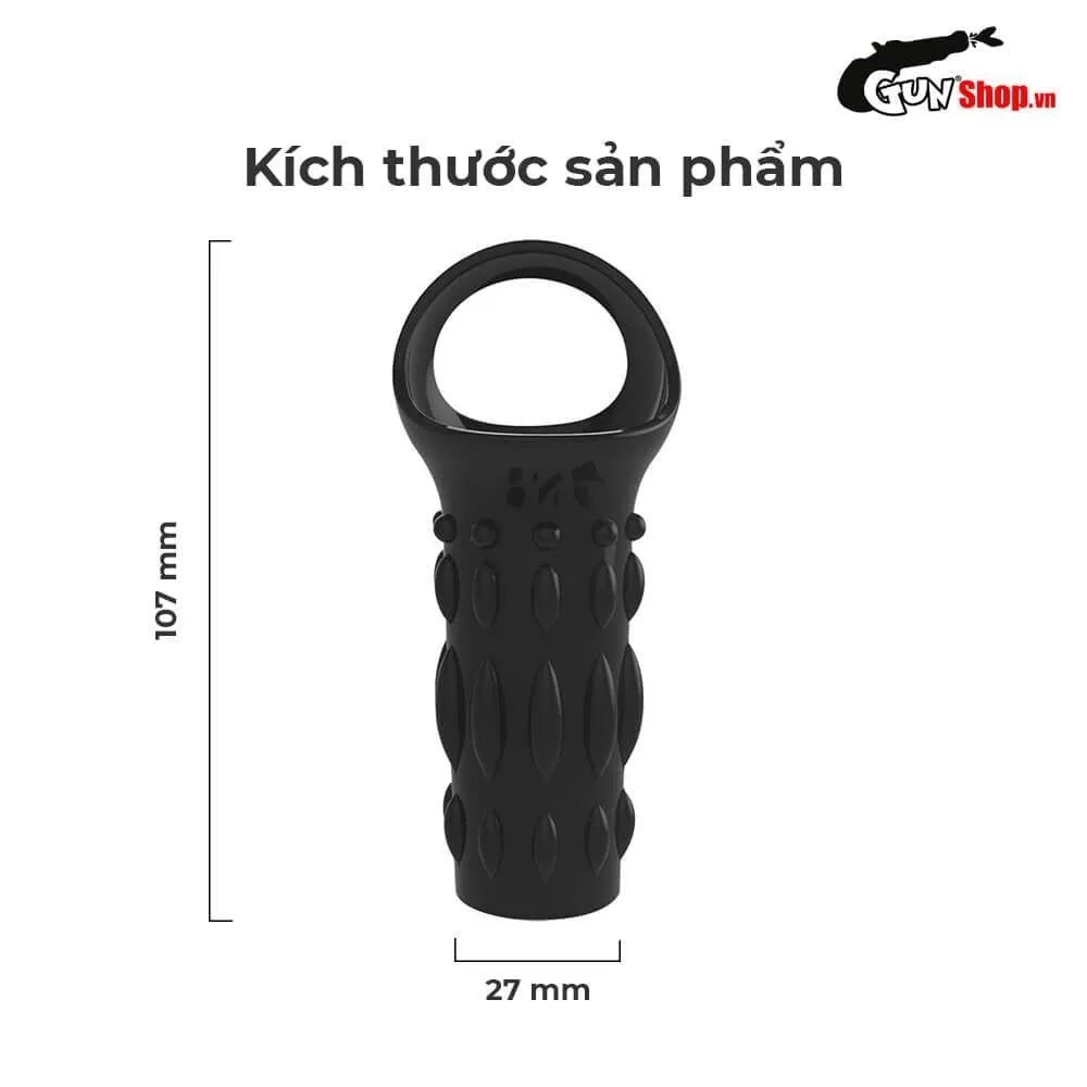 Chisa Renegade Power Cage Black Ribbed Penis Sleeve Condom — photo 3