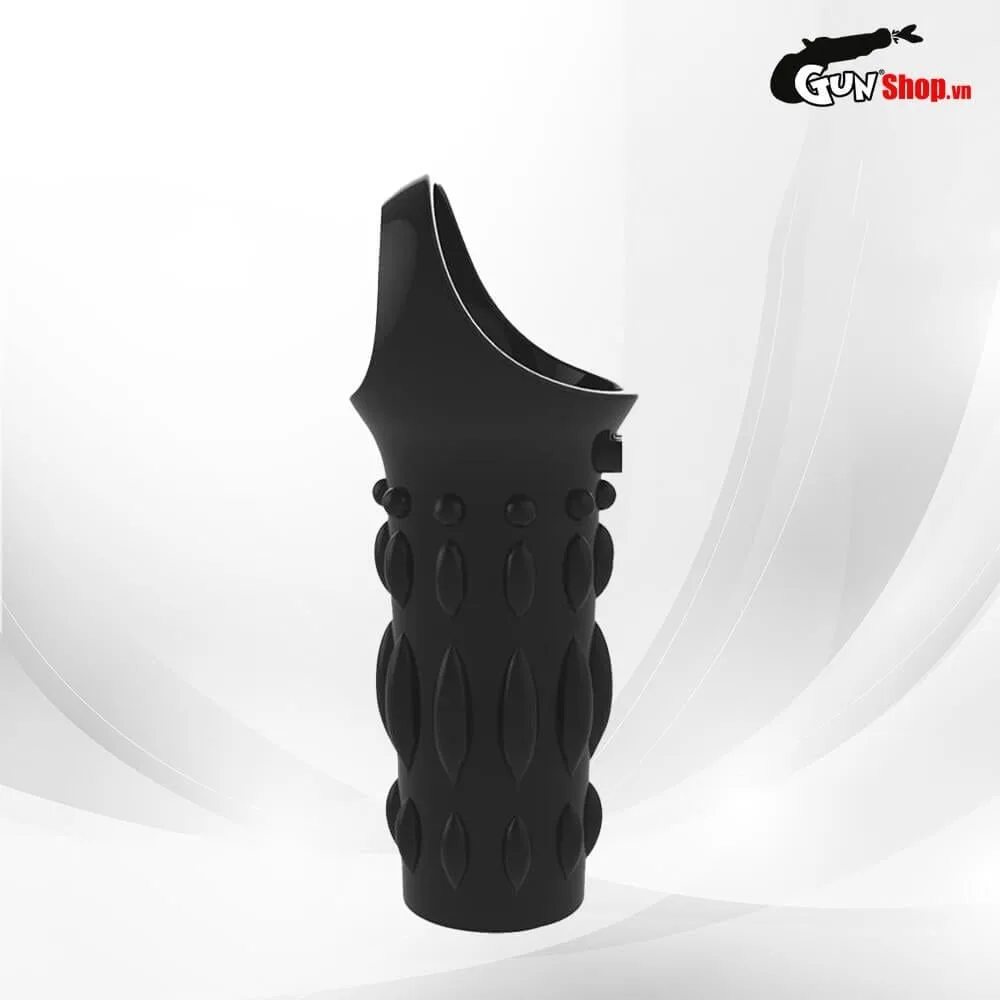 Chisa Renegade Power Cage Black Ribbed Penis Sleeve Condom — photo 4