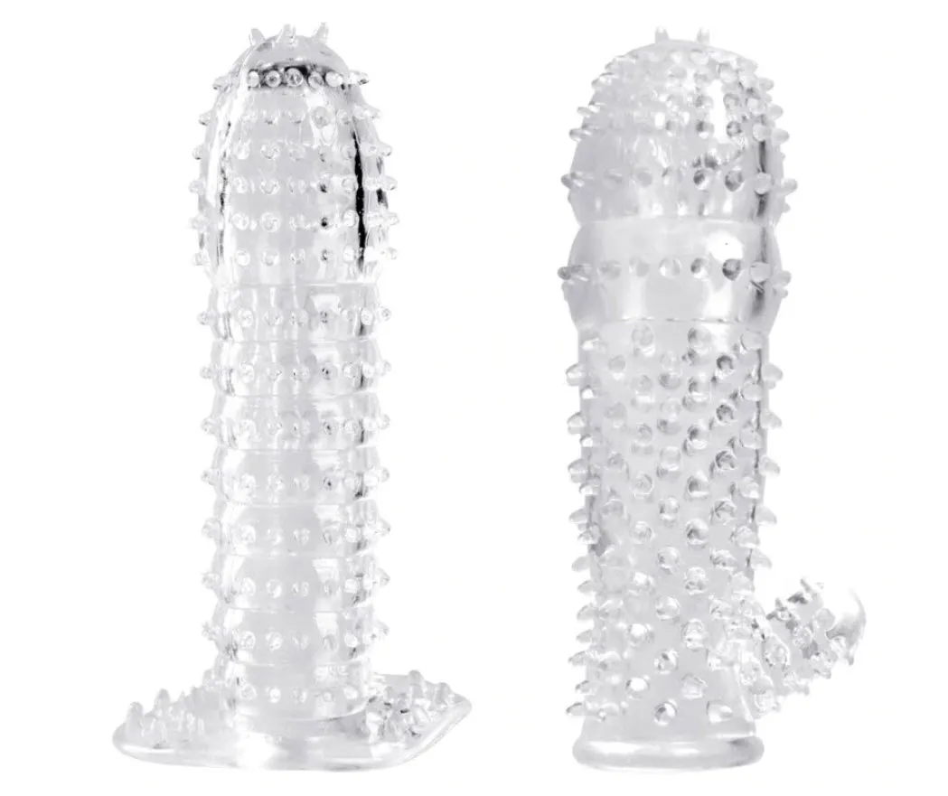Textured Dotted Penis Sleeve for Enhanced Pleasure and Bigger Size — photo 6