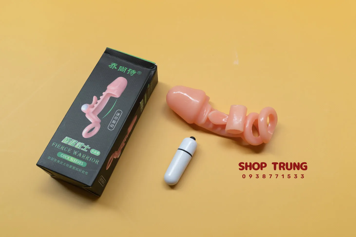 EVE Ribbed Vibrating Condom Large Size TPE Soft Extend Pleasure — photo 3
