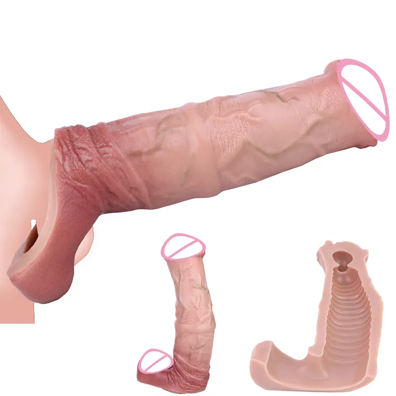 Cu Ngua Soft Strap-On Condom Enhanced Size Comfortable Fit — photo 2