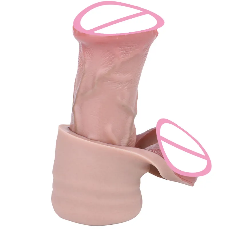 Cu Ngua Soft Strap-On Condom Enhanced Size Comfortable Fit — photo 5