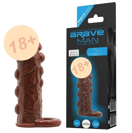 Brave Man Silicone Enlargement Ring Delay Condom — photo 5