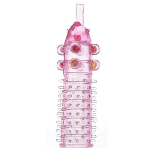 Thailand-Made Ribbed Beaded Penis Sleeve for Extra Sensation — photo 2