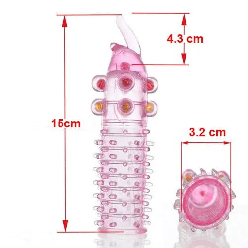 Thailand-Made Ribbed Beaded Penis Sleeve for Extra Sensation — photo 3