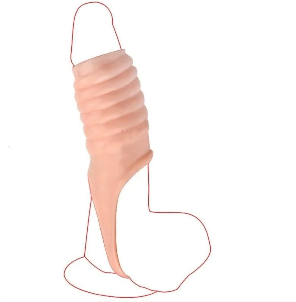 Anti-Slip Middle Ringed Penis Condom Enhance Duration — photo 5